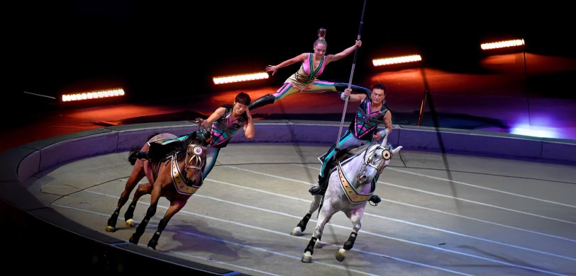 Ringling Bros B&B Circus Parking